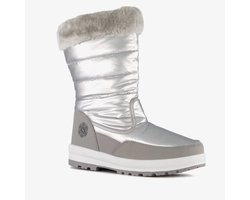 Snowfun gevoerde dames snowboots zilverkleurig - Maat 40 - Moonboots