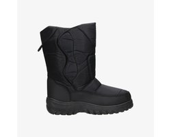 SnowFun gevoerde heren snowboots met klittenband - Zwart - Maat 45 - Moonboots