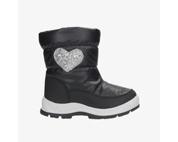 SnowFun gevoerde kinder snowboots met hartje zwart - Maat 25 - Moonboots