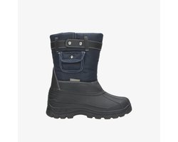 SnowFun gevoerde kinder snowboots met pocket - Zwart - Maat 31 - Moonboots