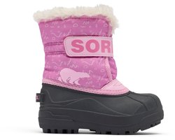 Sorel CHILDRENS SNOW COMMANDER™ BOOT Unisex Snowboots - Orchid, Pink Flare