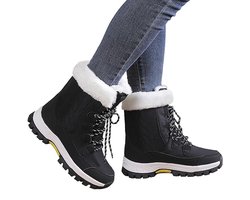 Sport Wintersport Sneeuwschoenen Sneeuwlaarzen Snowboots - Winterlaarzen voor dames - Waterdicht bovenwerk - Antislipzool - Verdikte voering van puur katoen - Beschermt effectief tegen vocht en kou in de winter-40 maat