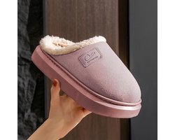 Warme Antislip Sloffen voor Dames en Heren - Comfortabele Winter Huisschoenen