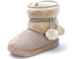 Warme Gevoerde Sneeuwlaarzen voor Meisjes en Peuters - Antislip Winterlaarzen