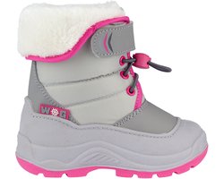 Winter-grip Snowboots Jr - Hoppin' Bieber - Lichtgrijs/Grijs/Roze - 27