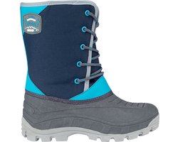 Winter-grip Snowboots - Kinderen - Blauw/Grijs - Maat 33/34 - Extra Grip